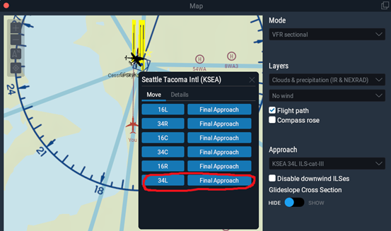 XPlane-Final Approach